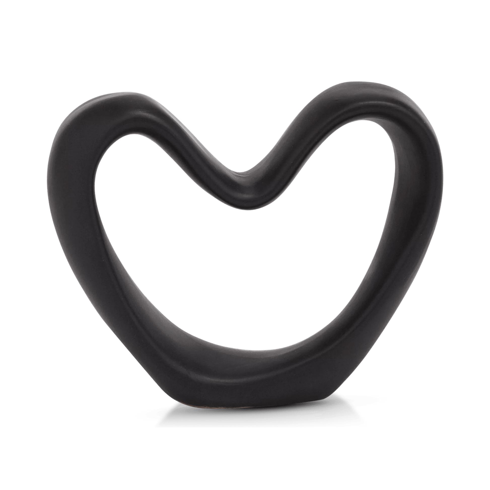 Black Decorative Ceramic Heart mysite