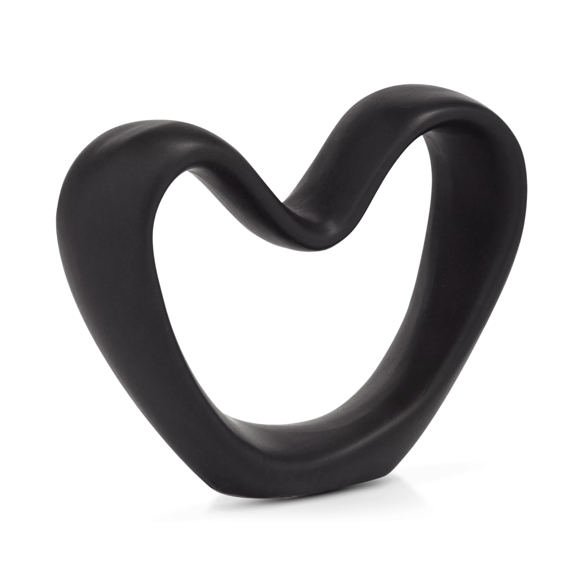 Black Decorative Ceramic Heart mysite