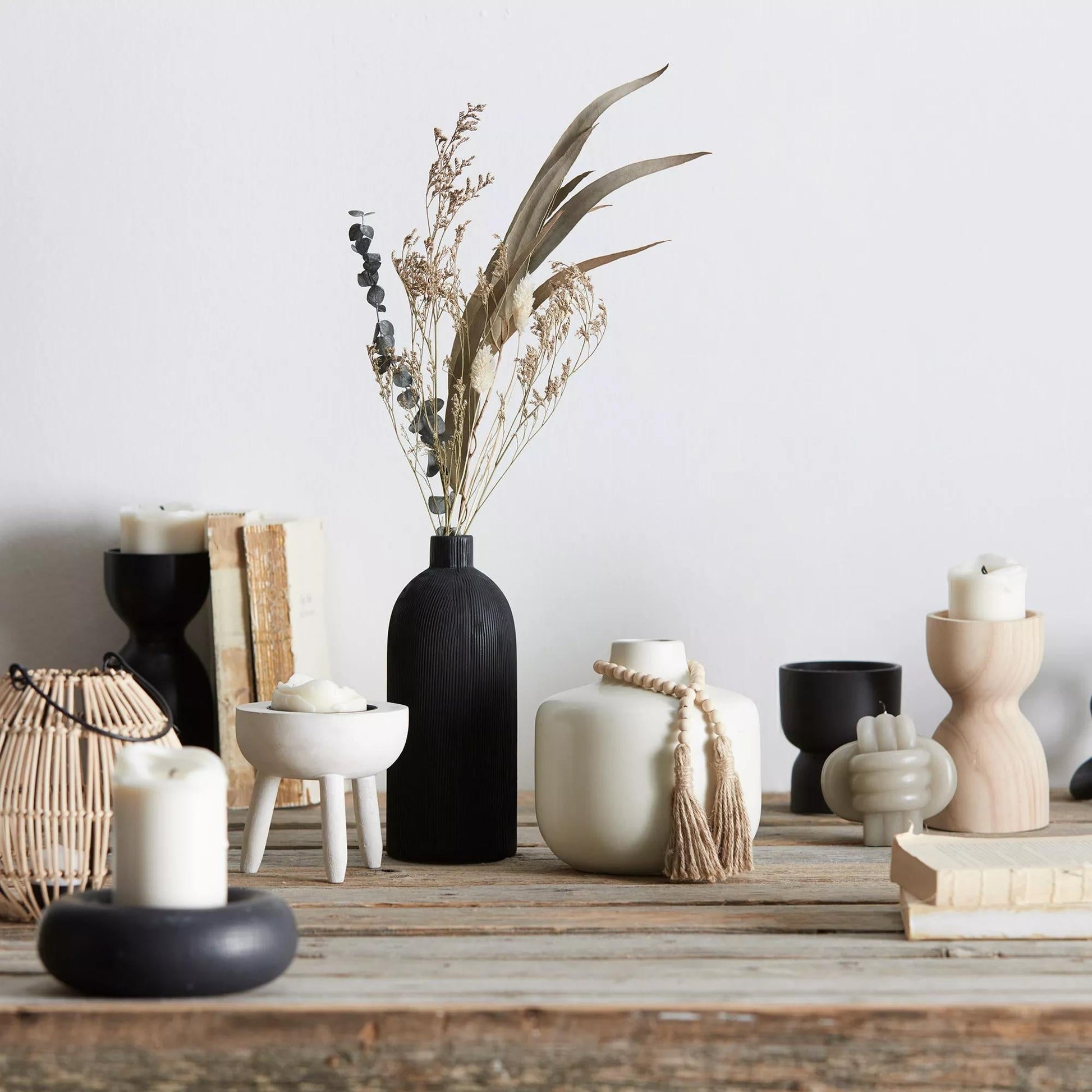 Textured Ceramic Bottle Vase mysite