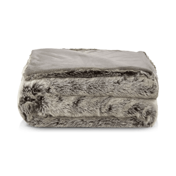 Wolf Faux Fur Throw mysite