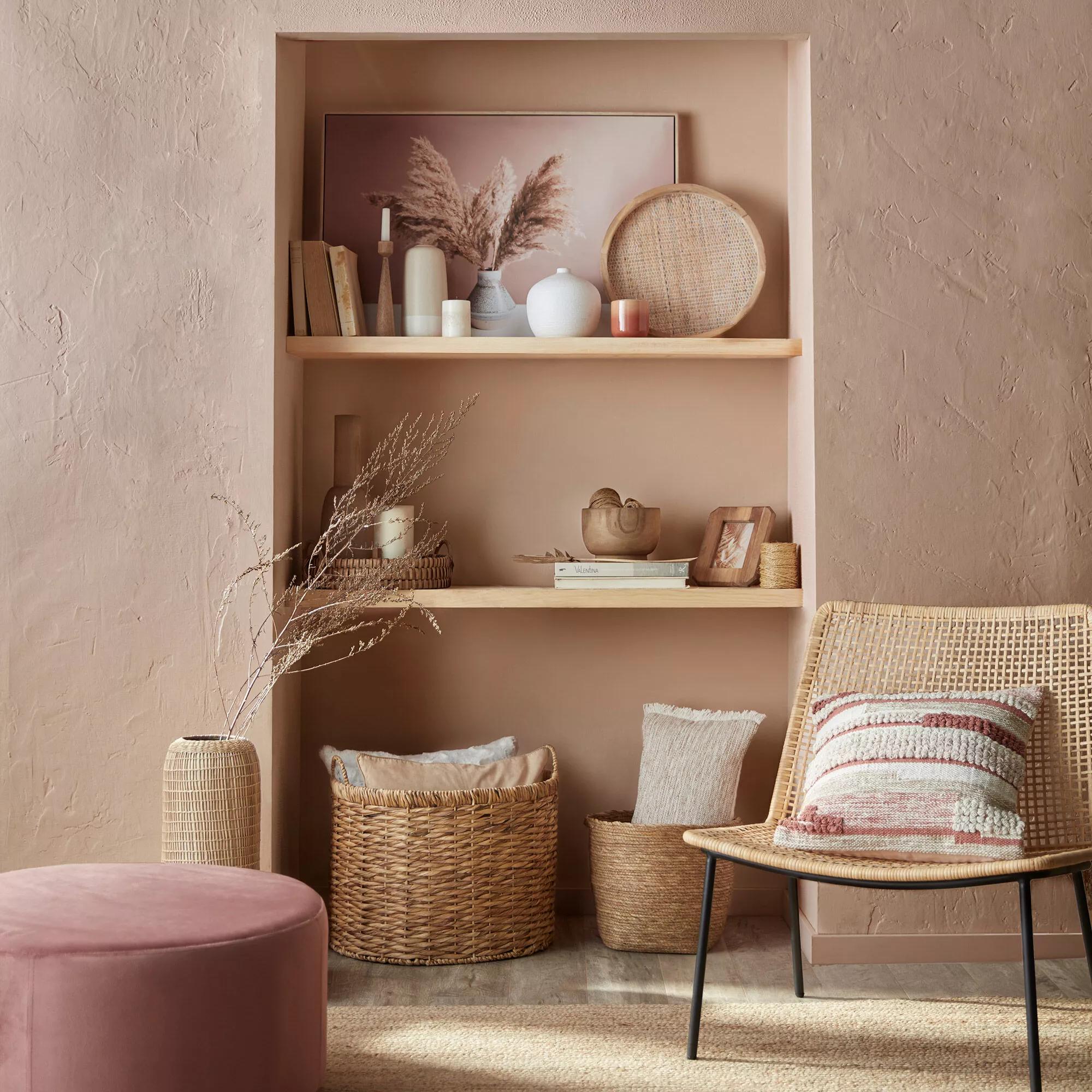 Natural Fiber Oval Storage Basket mysite
