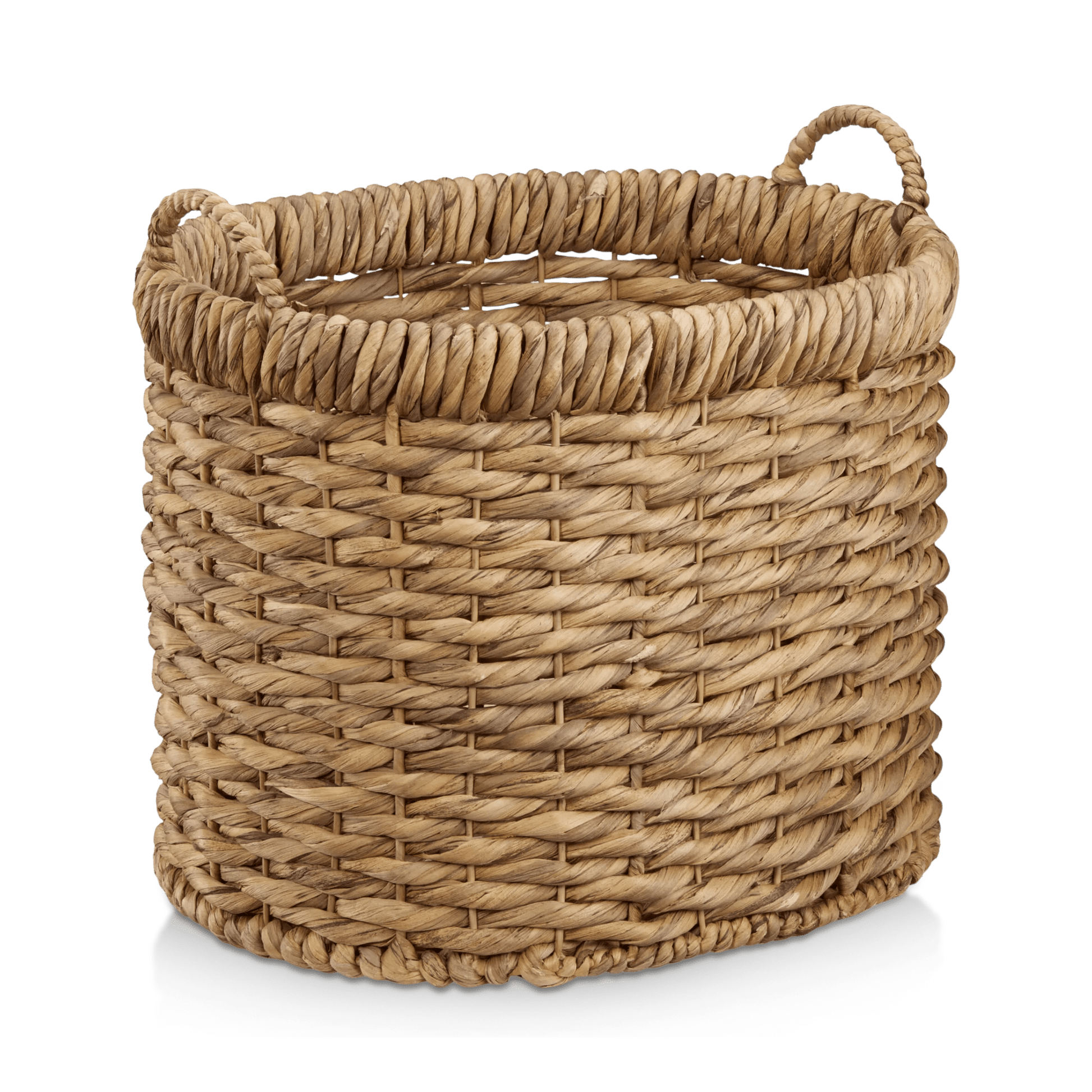 Natural Fiber Oval Storage Basket mysite