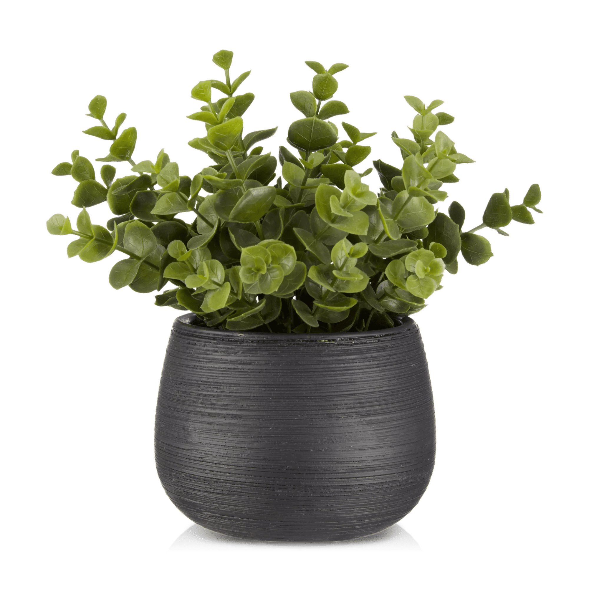 Artificial Plant in Striped Pot mysite