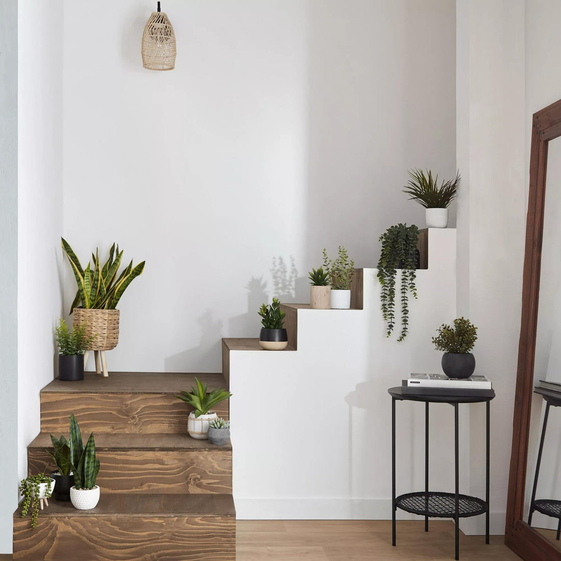 Artificial Plant in Striped Pot mysite