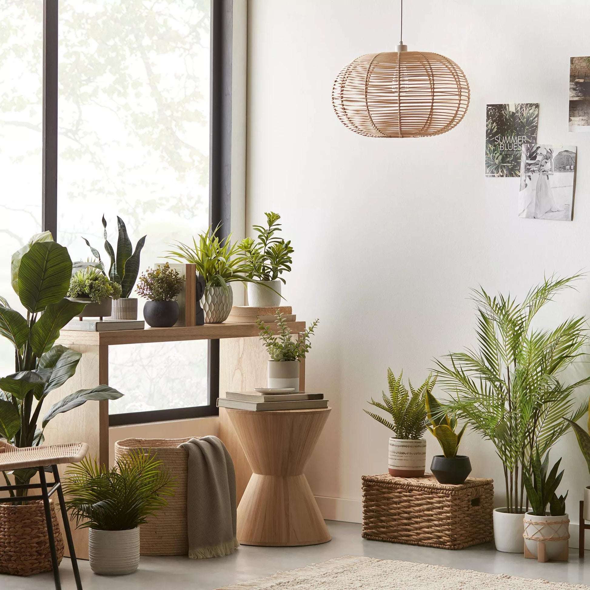 Artificial Plant in Striped Pot mysite