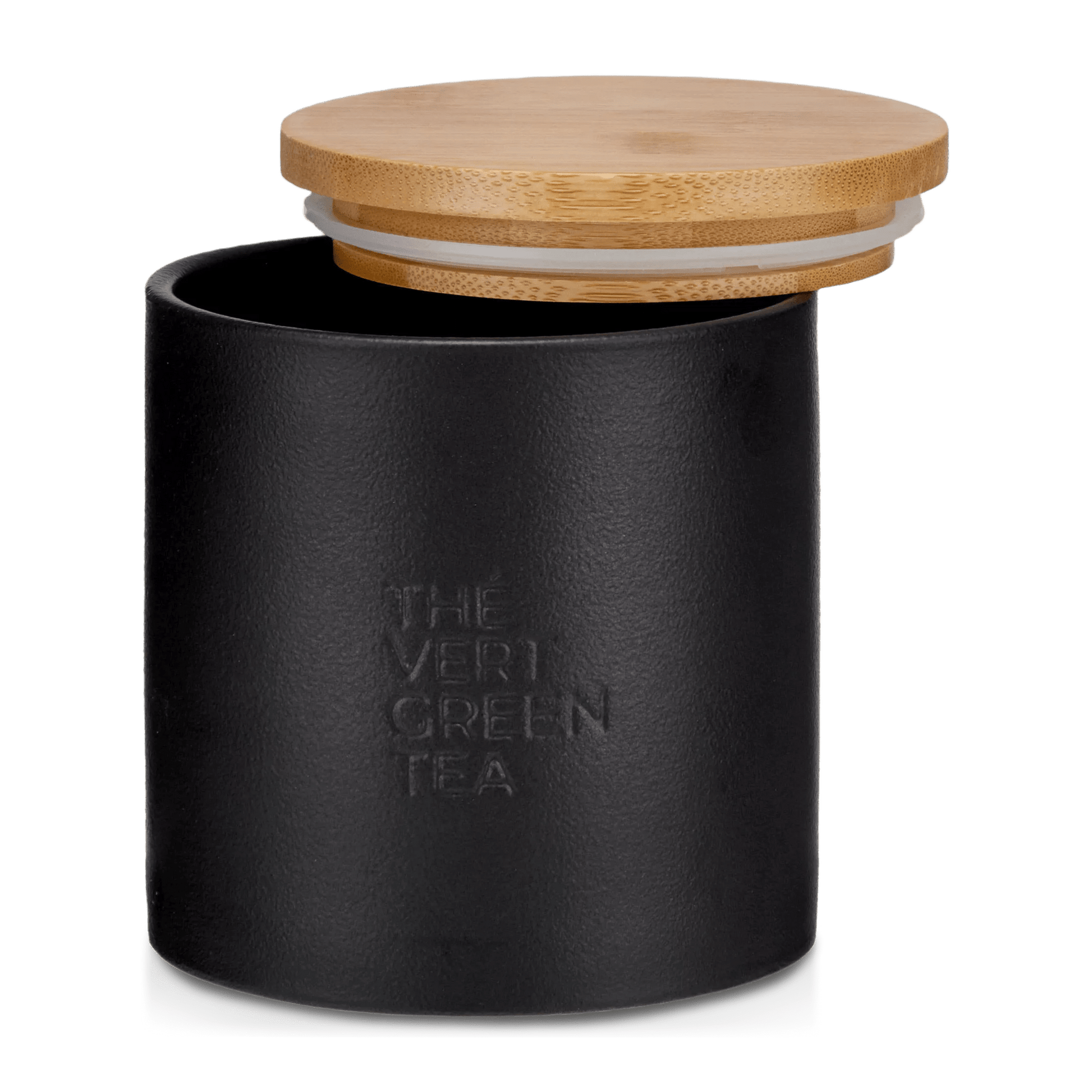 Bouclair Green Tea Candle with Wooden Lid mysite