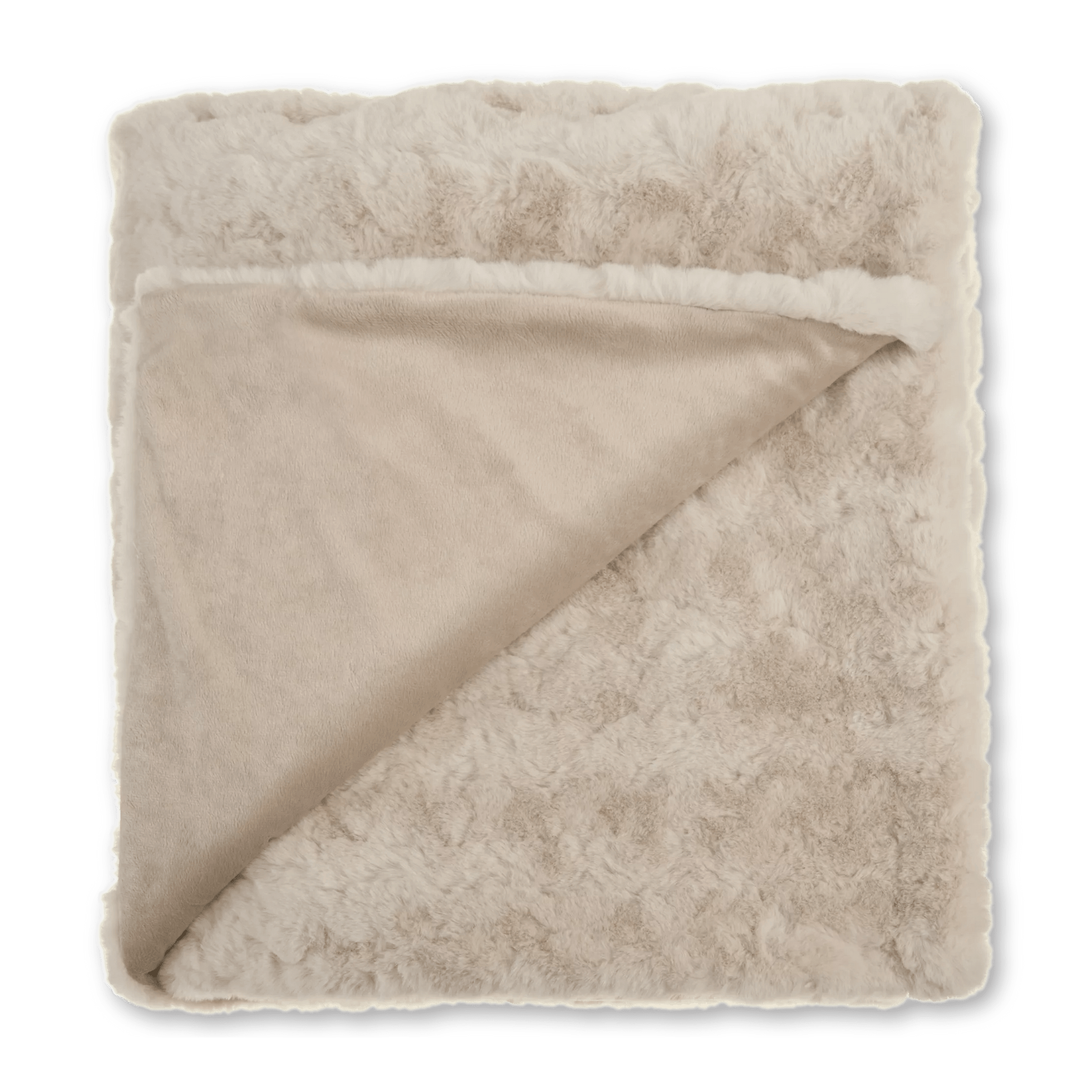 Oatmeal Sheep Faux Fur Throw mysite