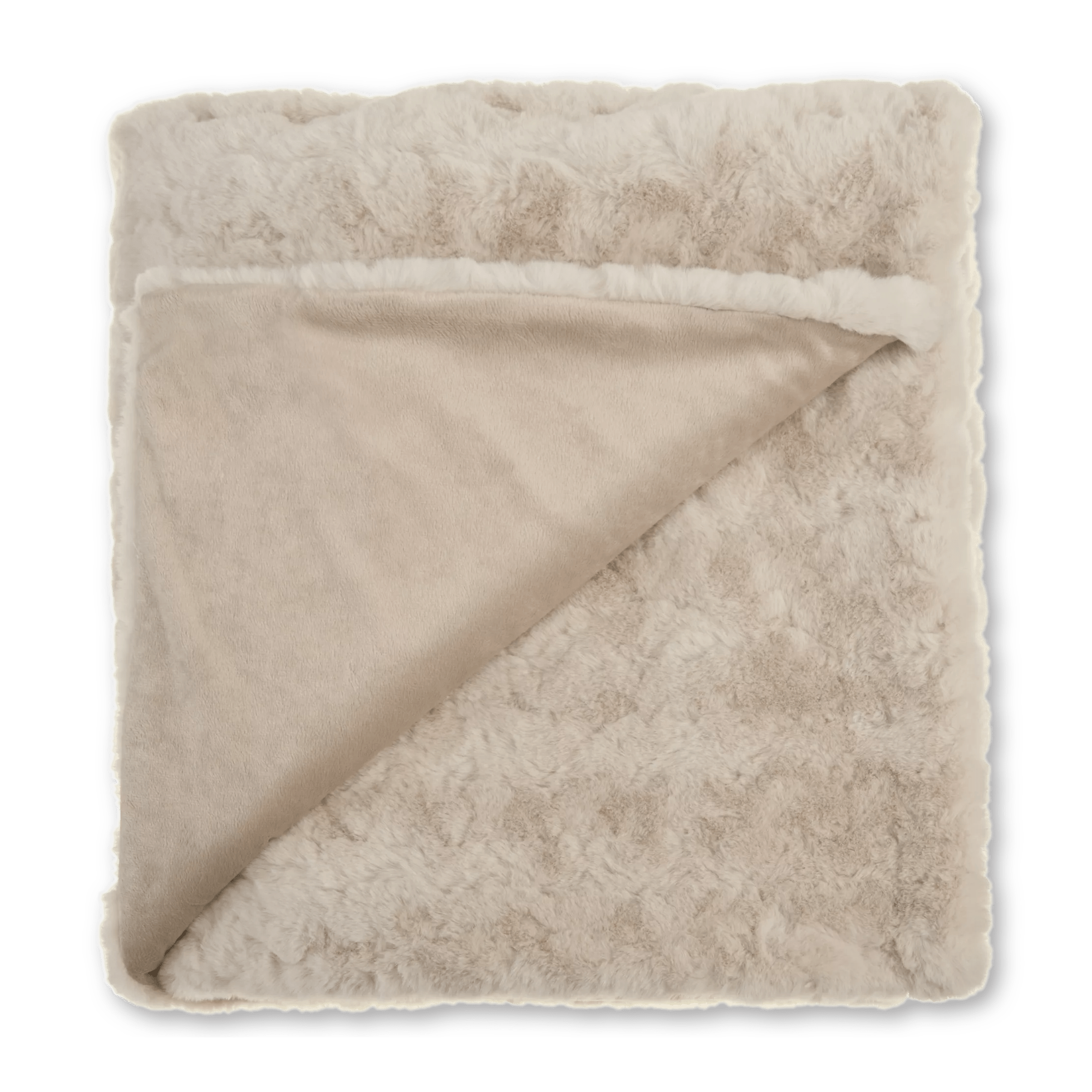 Oatmeal Sheep Faux Fur Throw mysite