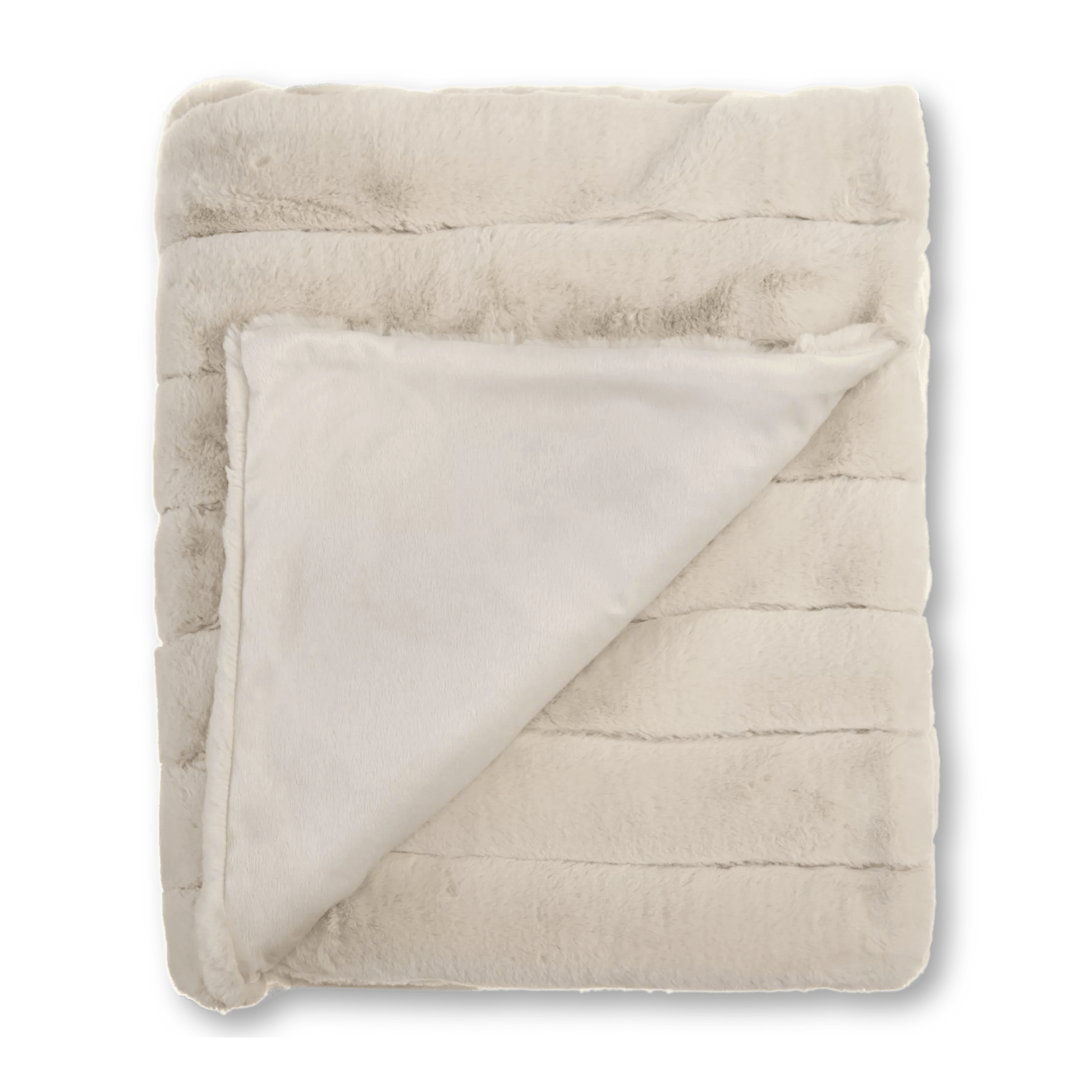 Oatmeal Cougar Faux Fur Throw mysite