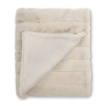 Oatmeal Cougar Faux Fur Throw mysite