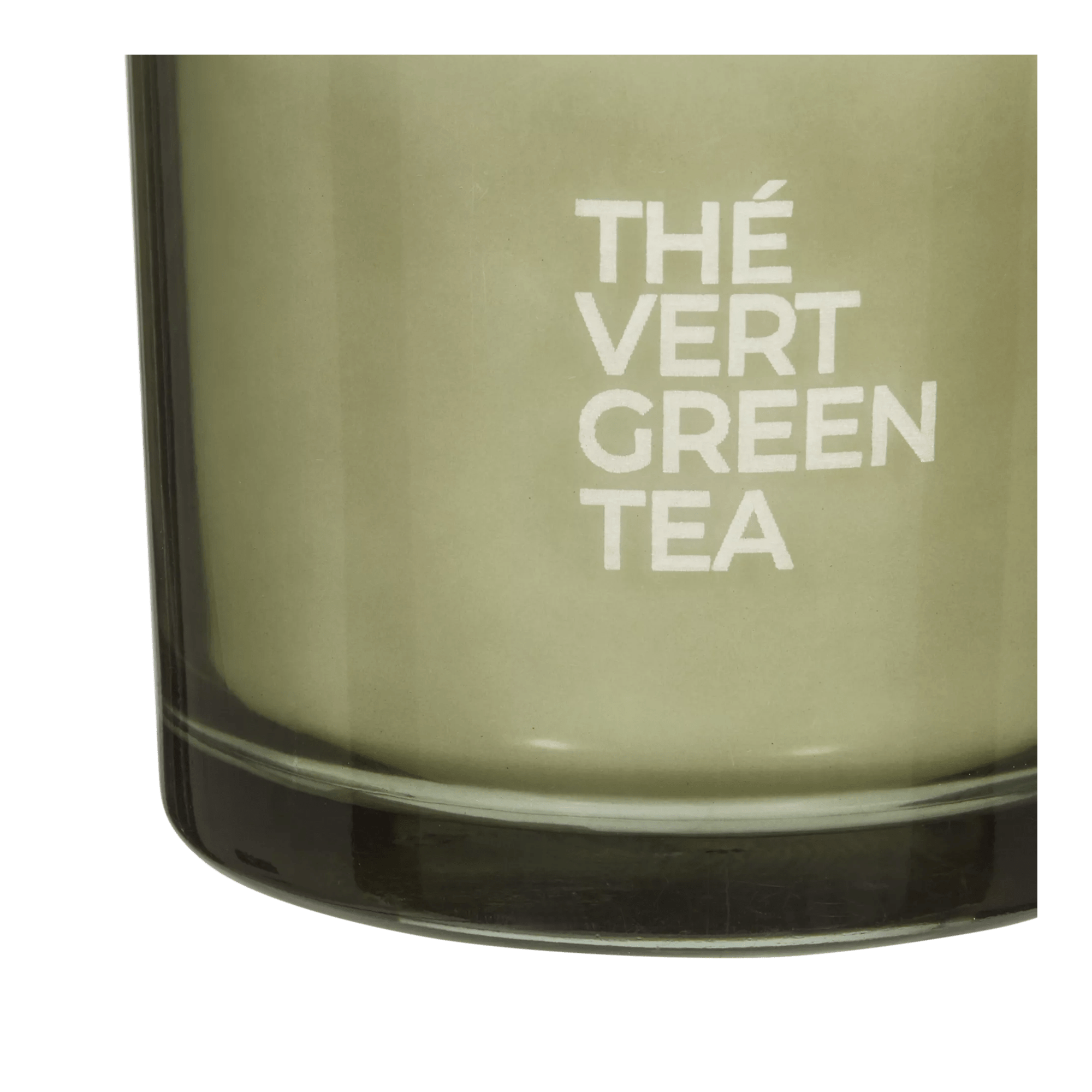 Bouclair Green Tea Candle with Wooden Lid mysite