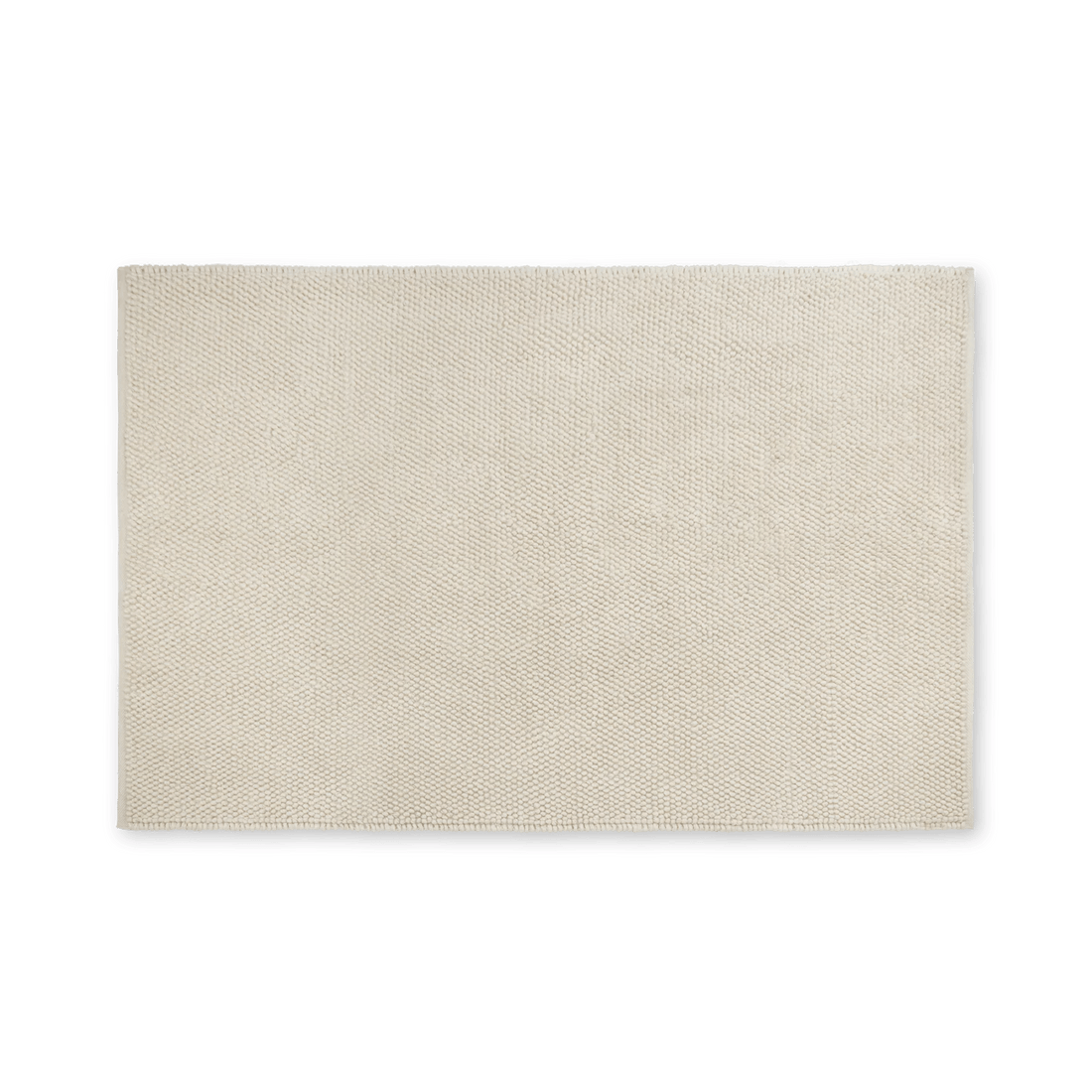 White Landric Polyester Rug mysite