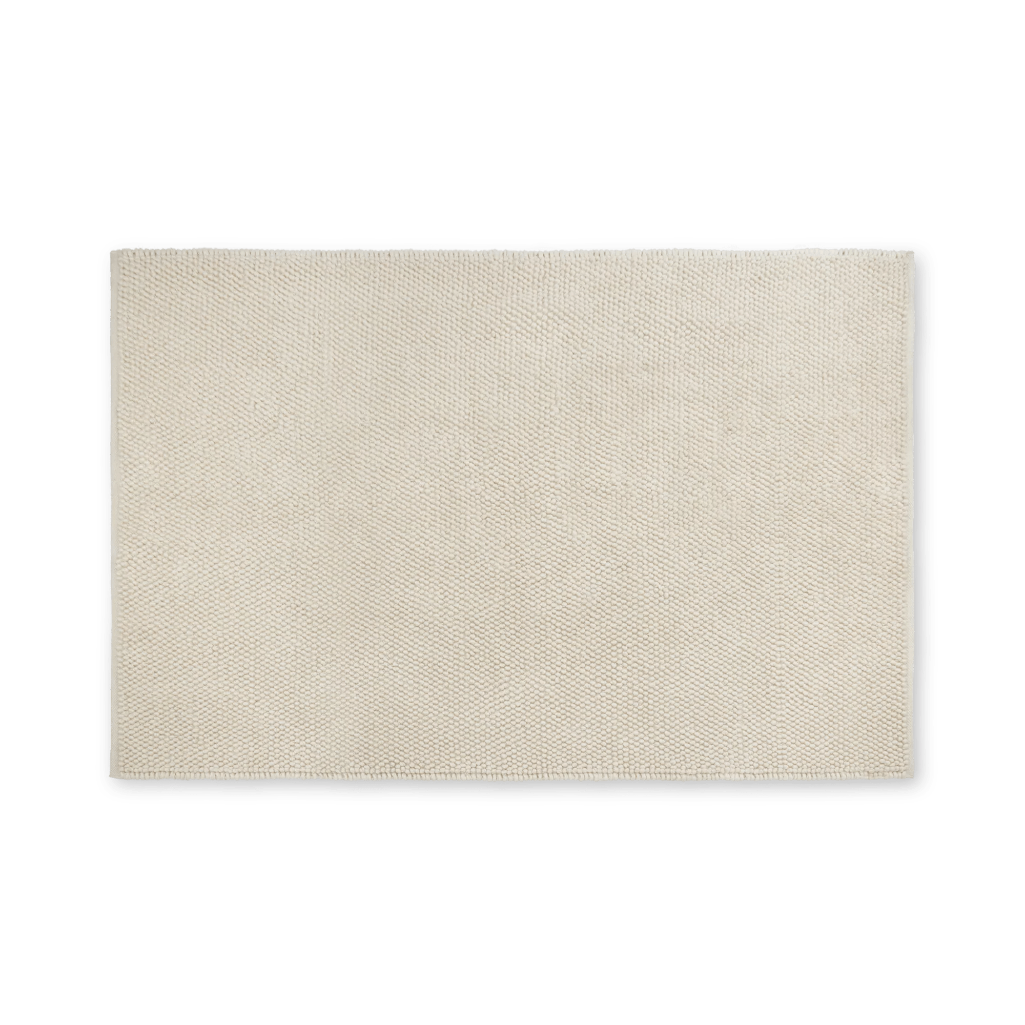 White Landric Polyester Rug mysite