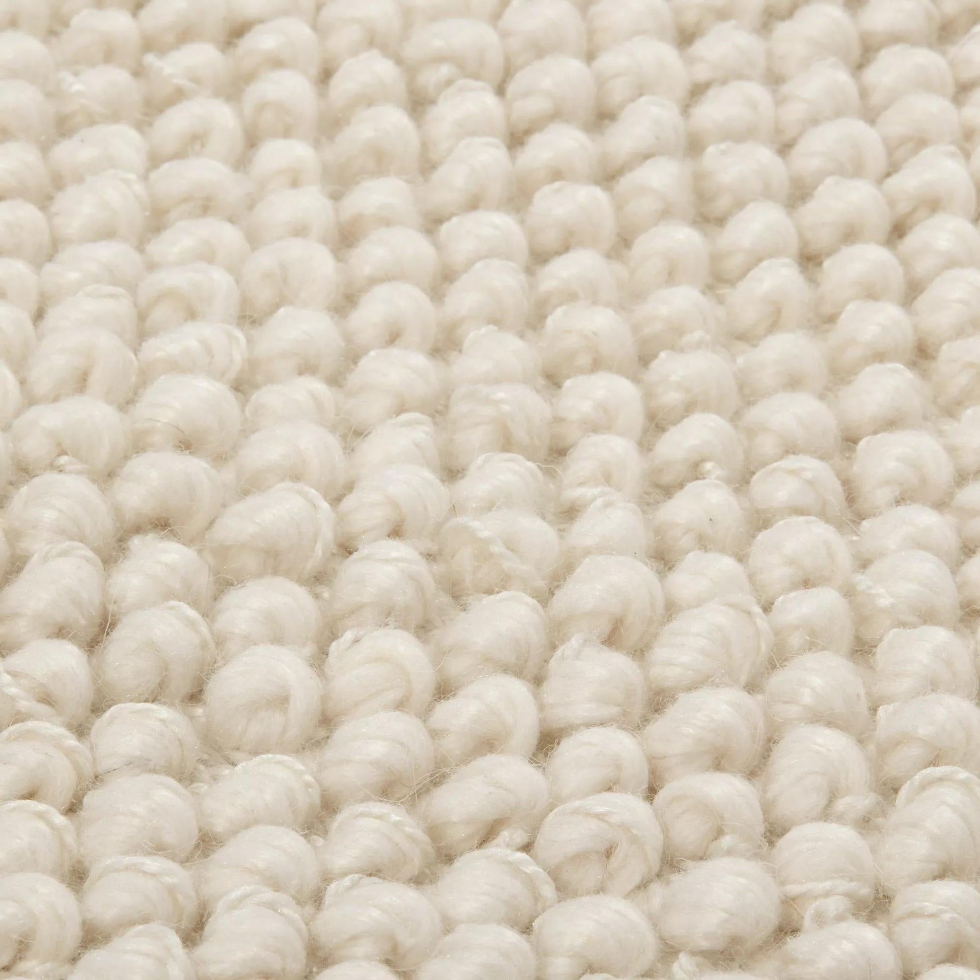 White Landric Polyester Rug mysite
