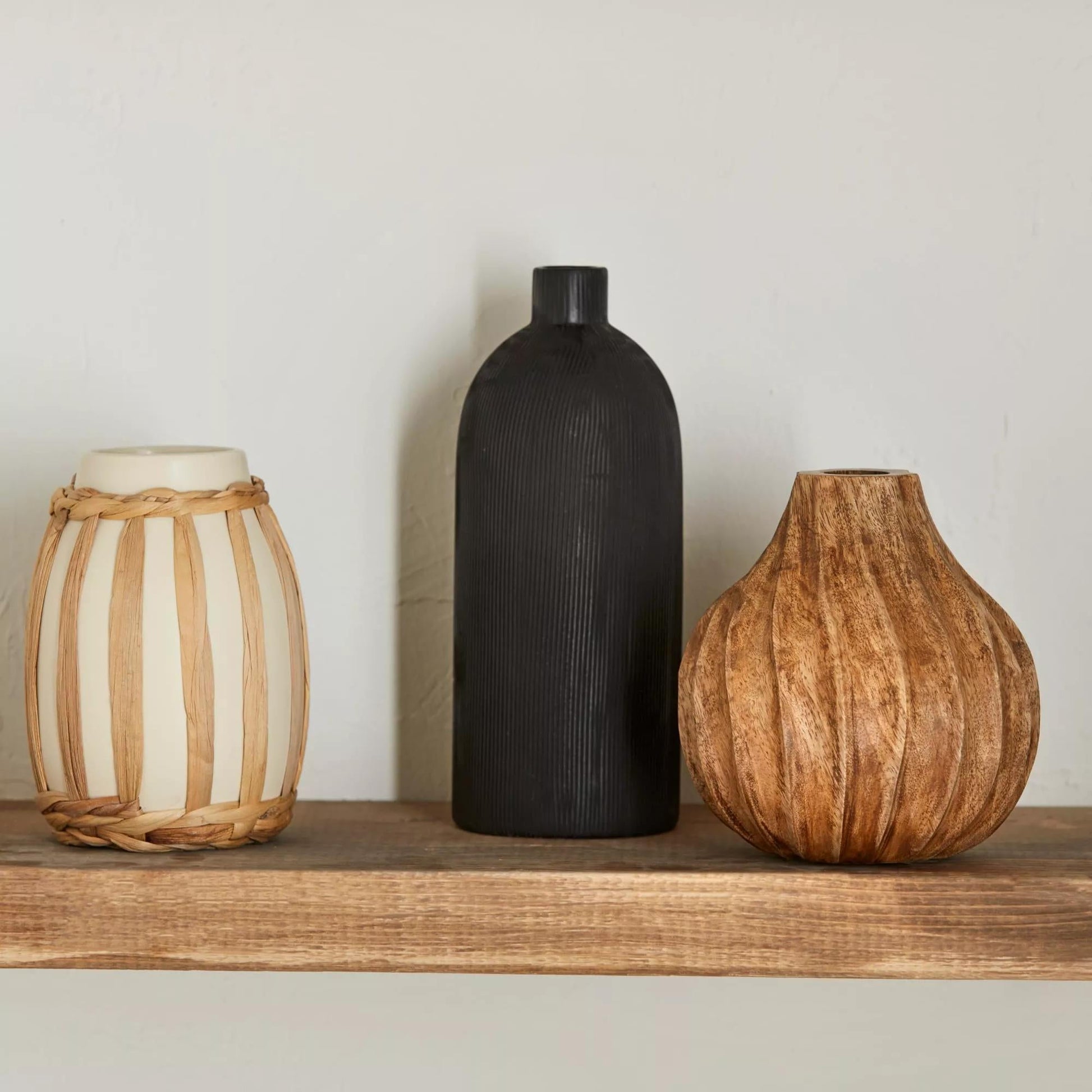 Textured Ceramic Bottle Vase mysite