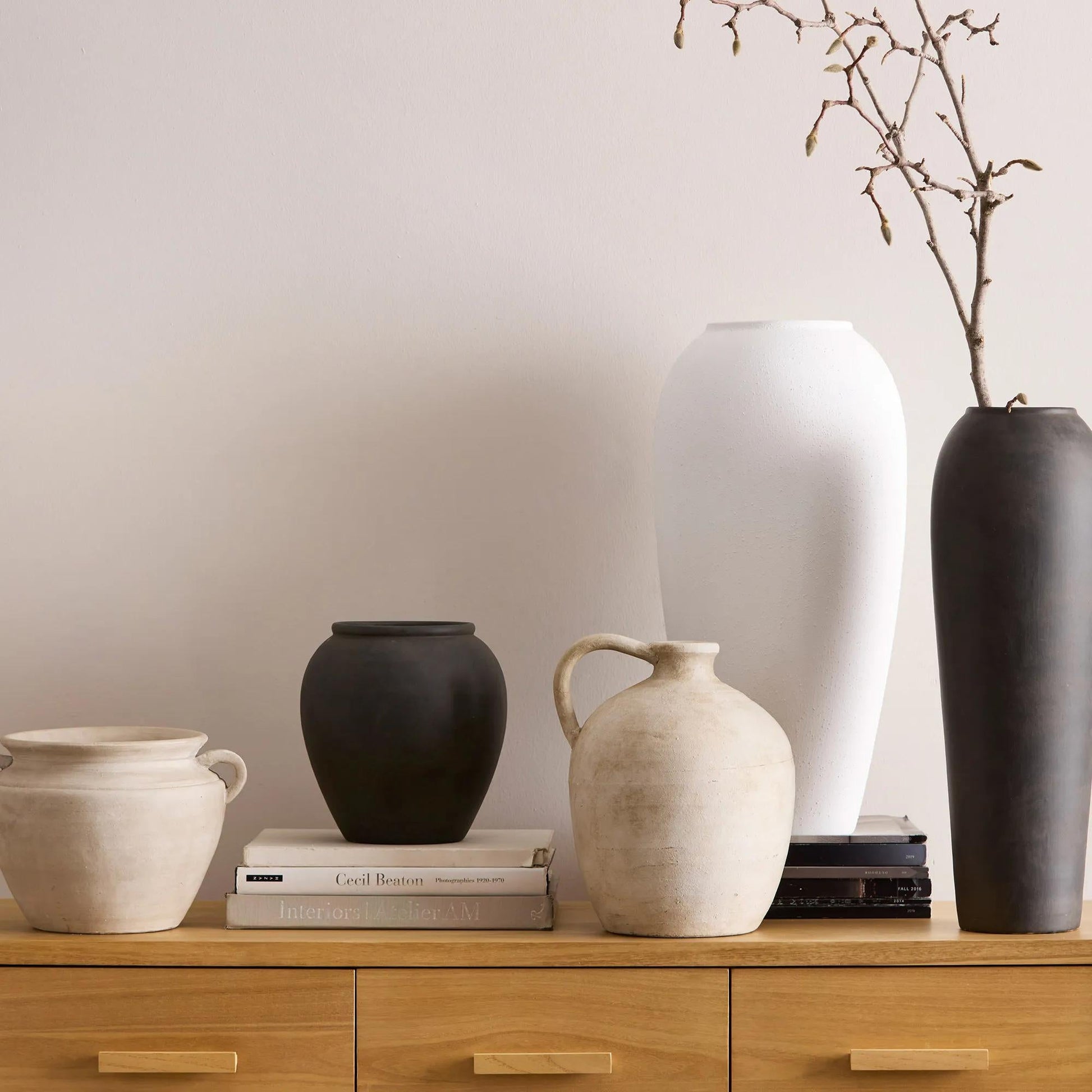 Ceramic Table Vase with Handle mysite