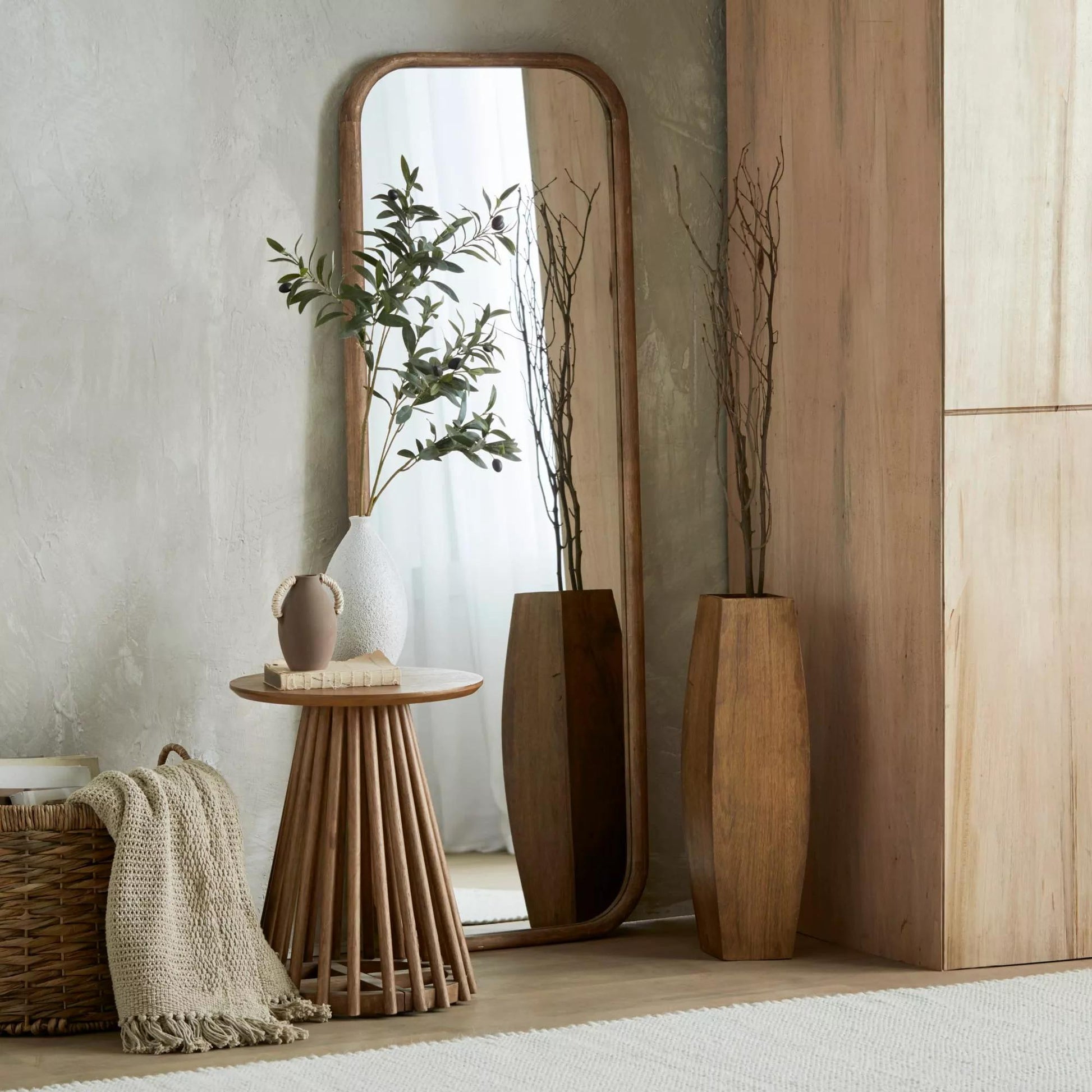 Natural Fiber Oval Storage Basket mysite
